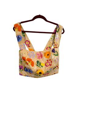 Rachel Antonoff Loria's Cookies Antonia Crop Top Size 18